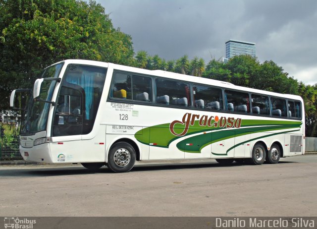 Viação Graciosa 128 na cidade de Curitiba, Paraná, Brasil, por Danilo Marcelo Silva. Número da foto: #4496961.
