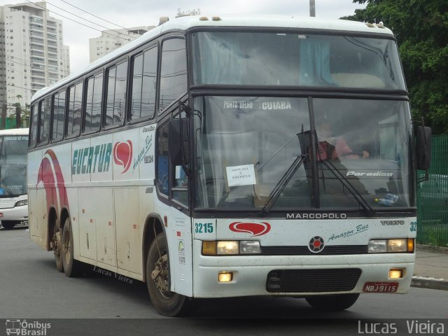 Eucatur - Empresa União Cascavel de Transportes e Turismo 3215 na cidade de São Paulo, São Paulo, Brasil, por Lucas Vieira. Número da foto: #4496856.