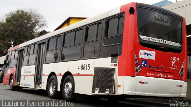 Express Transportes Urbanos Ltda 4 8815 na cidade de São Paulo, São Paulo, Brasil, por Luciano Ferreira da Silva. ID da foto: 4496895.