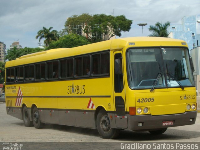 Viação Itapemirim 42005 na cidade de Governador Valadares, Minas Gerais, Brasil, por Graciliano Santos Passos. ID da foto: 4496316.