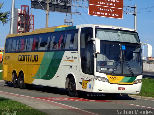 Empresa Gontijo de Transportes 12215 na cidade de Vitória, Espírito Santo, Brasil, por Nathan Mendes. ID da foto: 4436554.