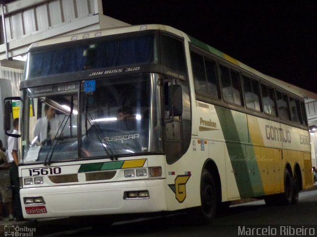 Empresa Gontijo de Transportes 15610 na cidade de Belo Horizonte, Minas Gerais, Brasil, por Marcelo Ribeiro. ID da foto: 4436418.