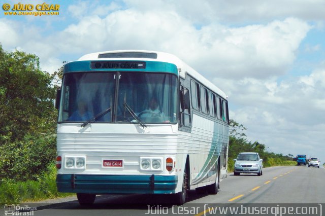 Ônibus Particulares 6414 na cidade de Moita Bonita, Sergipe, Brasil, por Julio Cesar  Barbosa Martins. ID da foto: 4437661.