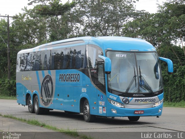 Auto Viação Progresso 6016 na cidade de Recife, Pernambuco, Brasil, por Luiz Carlos de Santana. Número da foto: #4438845.