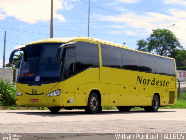 Viação Nordeste 1550 na cidade de Natal, Rio Grande do Norte, Brasil, por Willian Pontual. Número da foto: #4439644.