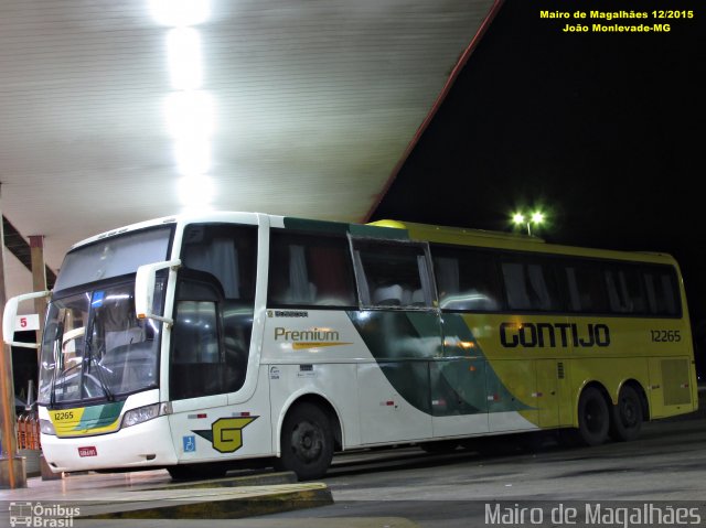 Empresa Gontijo de Transportes 12265 na cidade de João Monlevade, Minas Gerais, Brasil, por Mairo de Magalhães. Número da foto: #4438841.