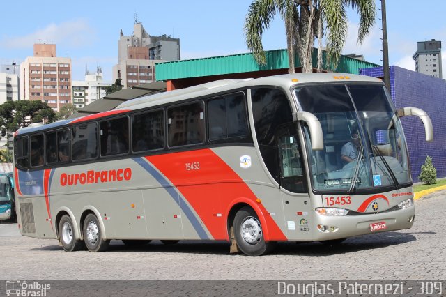 Viação Ouro Branco 15453 na cidade de Curitiba, Paraná, Brasil, por Douglas Paternezi. Número da foto: #4439129.