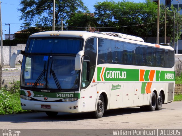 Empresa Gontijo de Transportes 14890 na cidade de Natal, Rio Grande do Norte, Brasil, por Willian Pontual. Número da foto: #4439567.