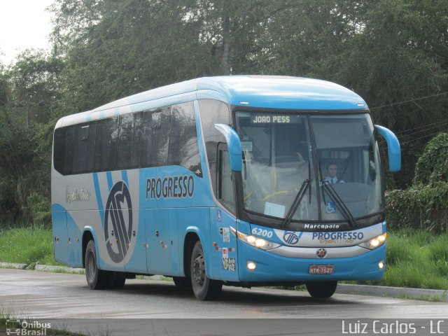 Auto Viação Progresso 6200 na cidade de Recife, Pernambuco, Brasil, por Luiz Carlos de Santana. ID da foto: 4438873.