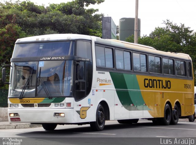 Empresa Gontijo de Transportes 11500 na cidade de Belo Horizonte, Minas Gerais, Brasil, por Luís Carlos Santinne Araújo. ID da foto: 4441949.