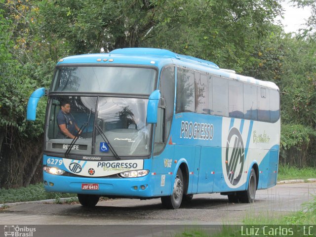 Auto Viação Progresso 6279 na cidade de Recife, Pernambuco, Brasil, por Luiz Carlos de Santana. Número da foto: #4441008.