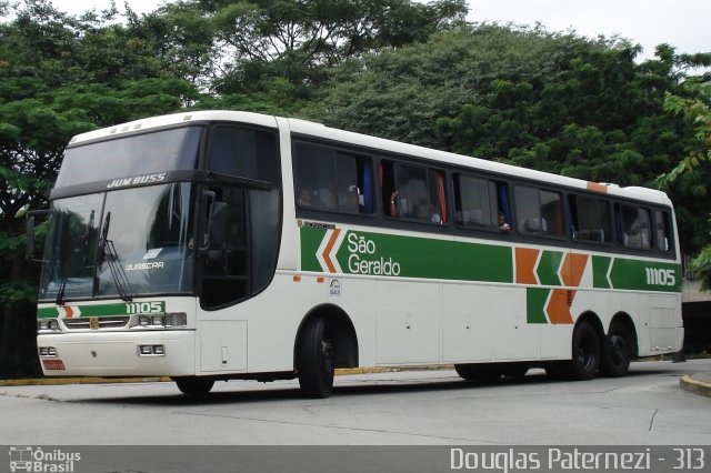 Cia. São Geraldo de Viação 11105 na cidade de São Paulo, São Paulo, Brasil, por Douglas Paternezi. Número da foto: #4440675.