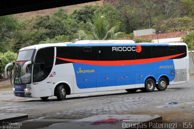 Viação Riodoce 81001 na cidade de Leopoldina, Minas Gerais, Brasil, por Douglas Paternezi. Número da foto: #4441636.