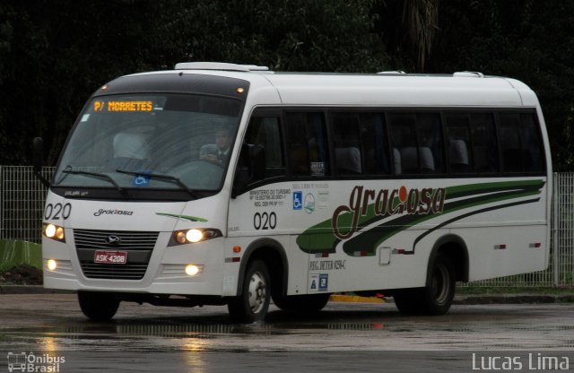 Viação Graciosa 020 na cidade de Curitiba, Paraná, Brasil, por Lucas Lima. Número da foto: #4443906.