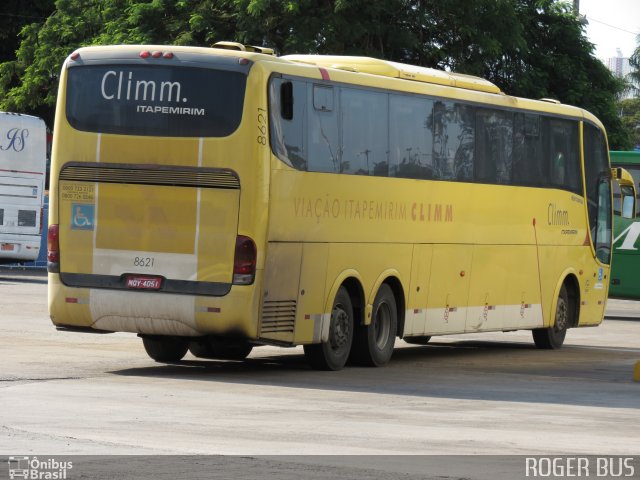 Viação Itapemirim 8621 na cidade de Goiânia, Goiás, Brasil, por Roger Emtram & Lara Busologa. Número da foto: #4443206.