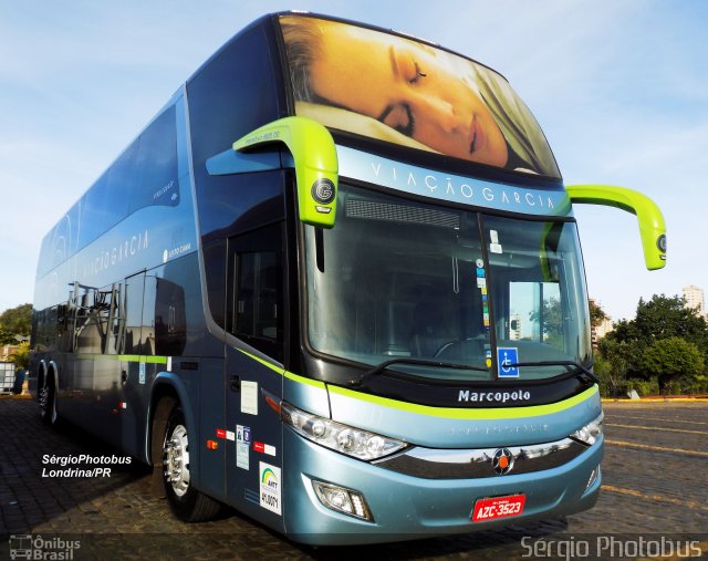 Viação Garcia 8011 na cidade de Londrina, Paraná, Brasil, por Sérgio de Sousa Elias. Número da foto: #4443544.