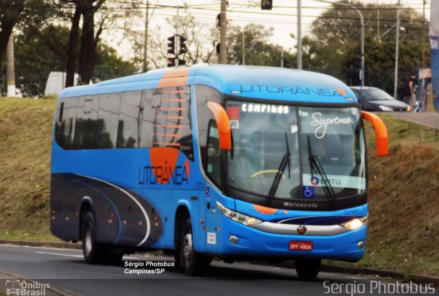 Litorânea Transportes Coletivos 5354 na cidade de Campinas, São Paulo, Brasil, por Sérgio de Sousa Elias. ID da foto: 4443533.