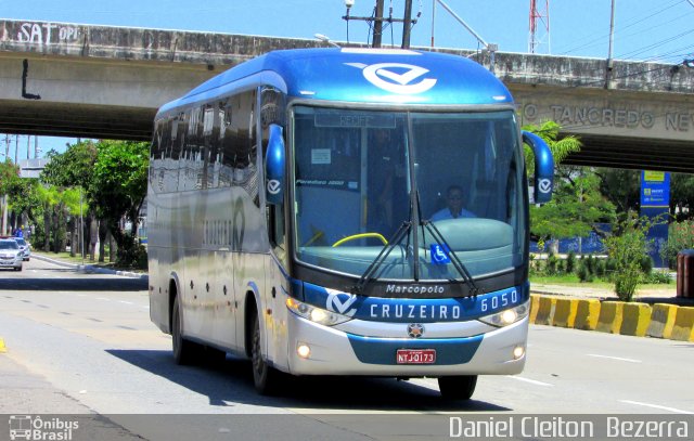 Viação Cruzeiro 6050 na cidade de Recife, Pernambuco, Brasil, por Daniel Cleiton  Bezerra. ID da foto: 4443476.