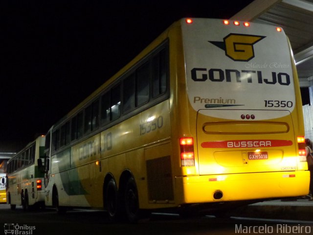 Empresa Gontijo de Transportes 15350 na cidade de Belo Horizonte, Minas Gerais, Brasil, por Marcelo Ribeiro. ID da foto: 4445467.