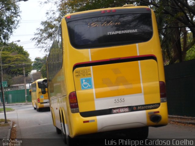 Viação Itapemirim 5555 na cidade de São Paulo, São Paulo, Brasil, por Luis Philippe Cardoso Coelho. ID da foto: 4446048.