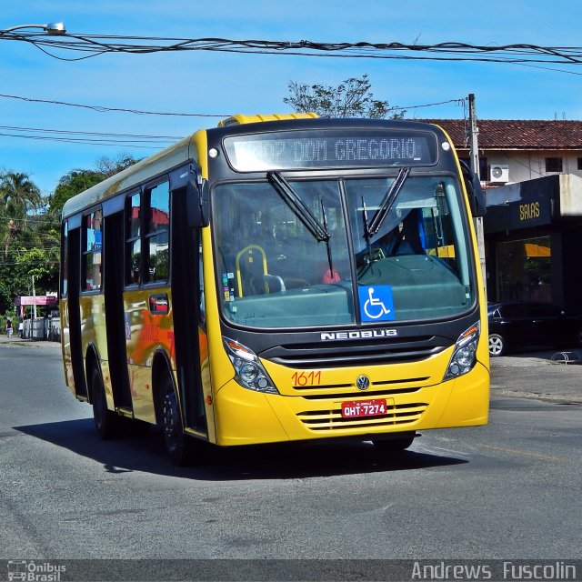 Transtusa - Transporte e Turismo Santo Antônio 1611 na cidade de Joinville, Santa Catarina, Brasil, por Andrews  Fuscolin. Número da foto: #4445578.
