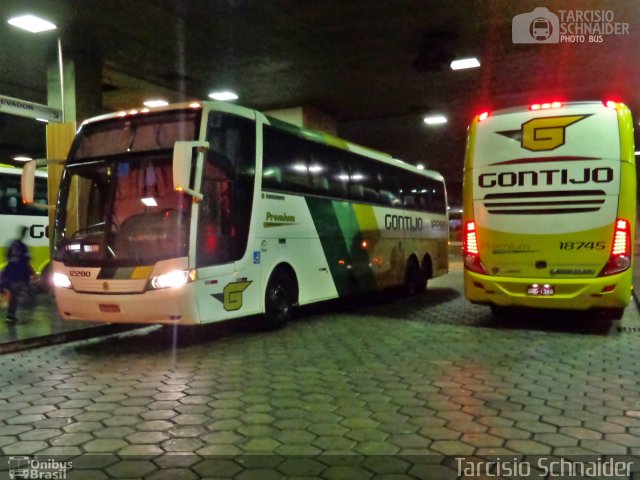 Empresa Gontijo de Transportes 12280 na cidade de Belo Horizonte, Minas Gerais, Brasil, por Tarcisio Schnaider. ID da foto: 4445371.