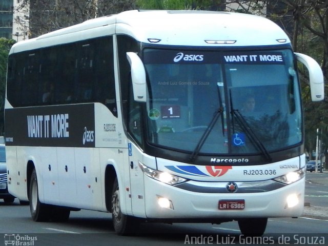 Viação Teresópolis RJ 203.036 na cidade de Rio de Janeiro, Rio de Janeiro, Brasil, por André Luiz Gomes de Souza. Número da foto: #4446925.
