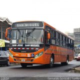Buses San Miguel Higuito BUSMI 15 na cidade de Alto Paraíso de Goiás, Goiás, Brasil, por Fernando Gonzalez Garita. Número da foto: #4445169.